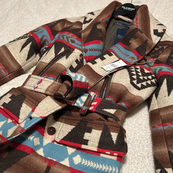 Ralph Lauren Wool Blend Ranch Coat - Picture 10 of 13